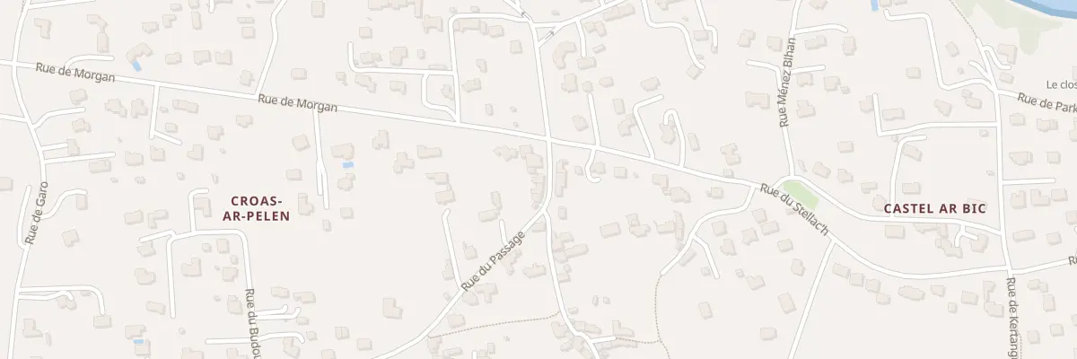 Plan du 35 Rue du Passage à Saint-Pabu
