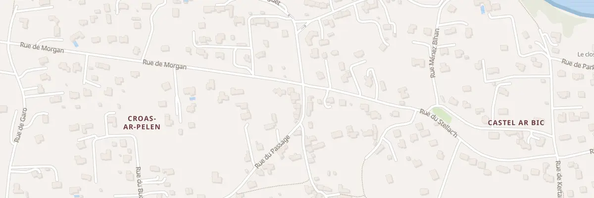 Plan du 37 Rue du Passage à Saint-Pabu