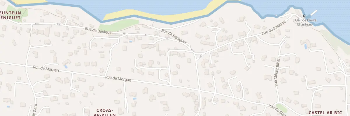 Plan du 3 Rue de Benniget à Saint-Pabu