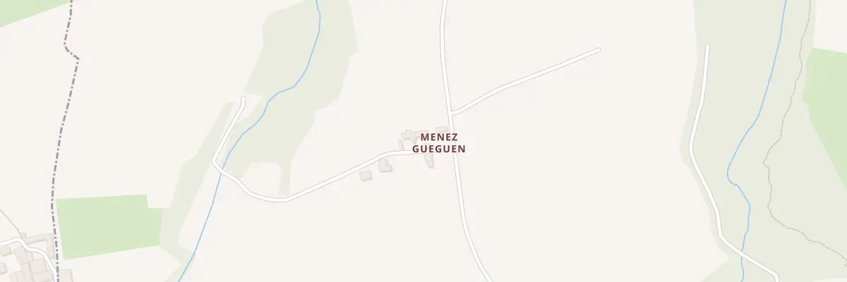 Plan du 112 Menez Gueguen à Goulien