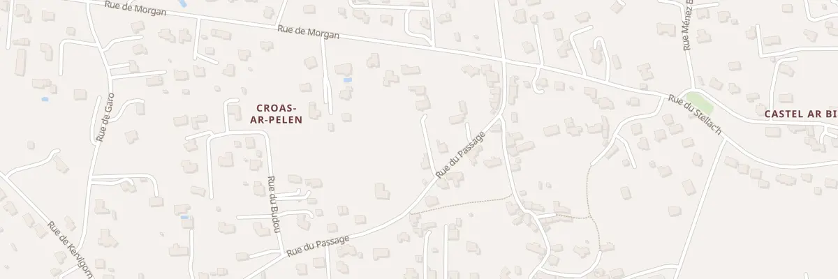 Plan du 21 Rue du Passage à Saint-Pabu