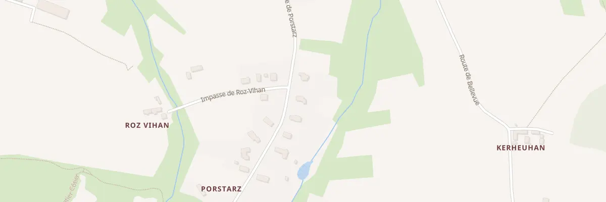 Plan du 19 Rte de Porstarz à Primelin