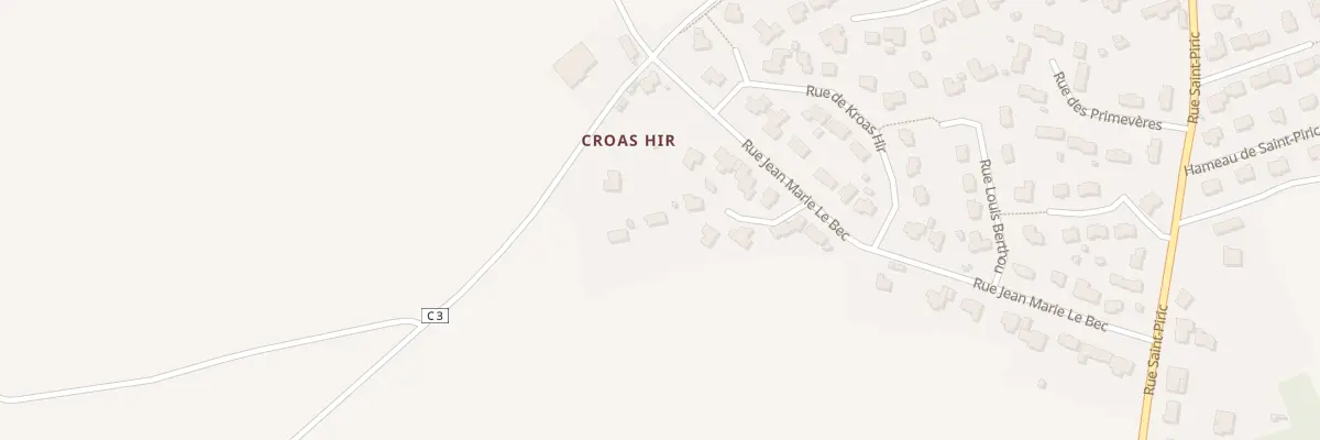 Plan du 5108 Croas Hir à Plouguin