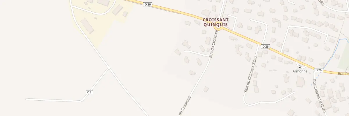 Plan du 8 Rue du Croissant à Plouguin