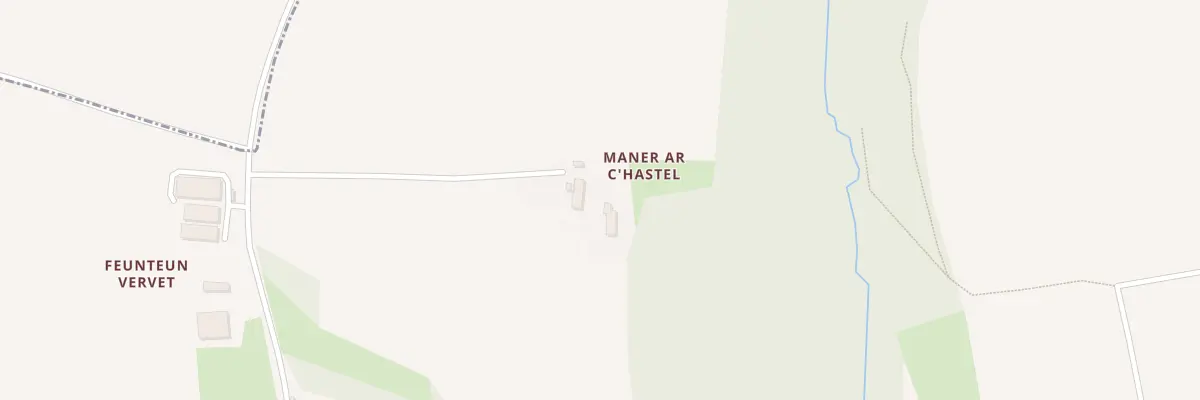 Plan du 1 Maner Ar C Hastel à Milizac-Guipronvel