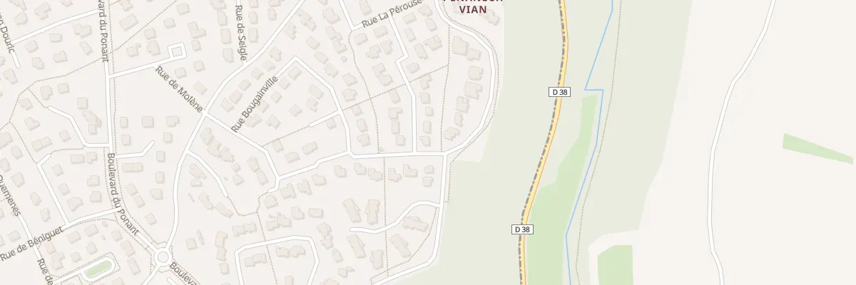 Plan du 1 Rue Champlain à Saint-Renan