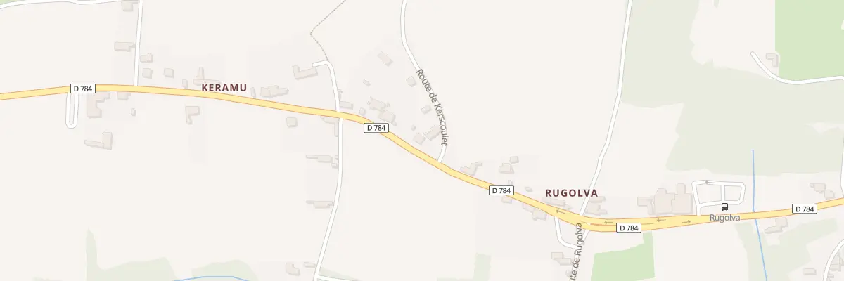 Plan du 246 Keramu à Primelin