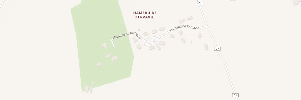 Plan du 9 Hameau de Kervavic à Plouguin