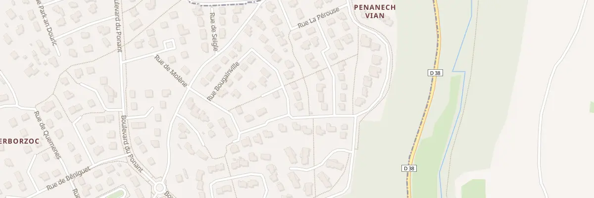 Plan du 3 Rue Bougainville à Saint-Renan