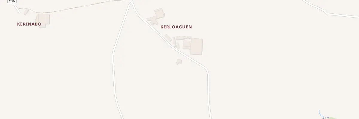 Plan du 5291 Kerloaguen à Plouguin