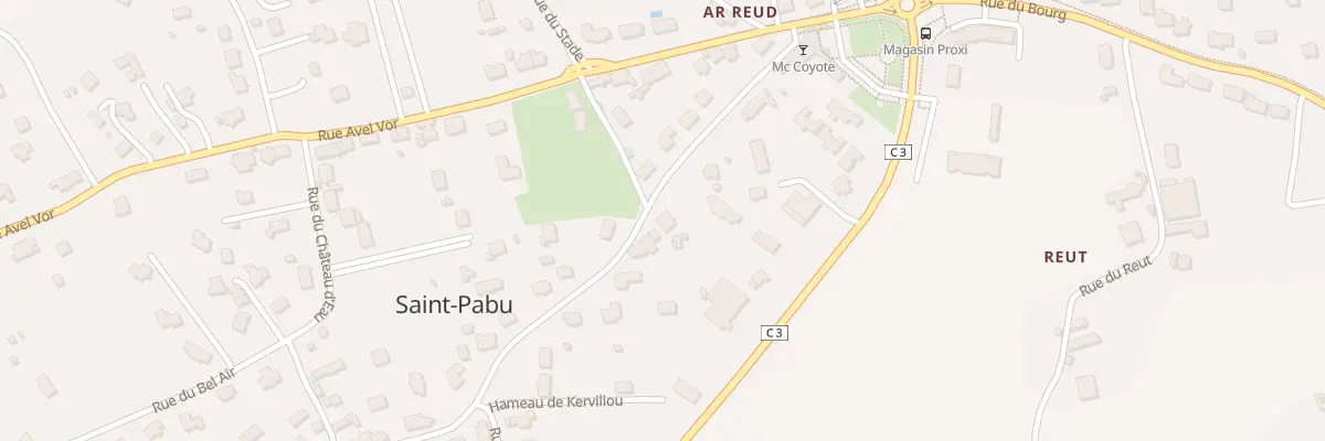 Plan du 15 Rue du Ruellou à Saint-Pabu