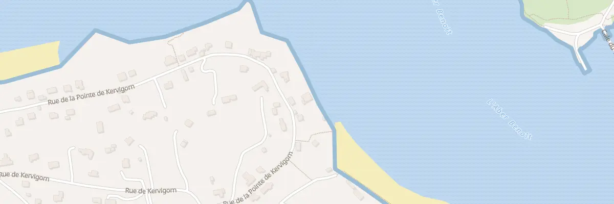 Plan du 22 Rue de la Pointe de Kervigorn à Saint-Pabu