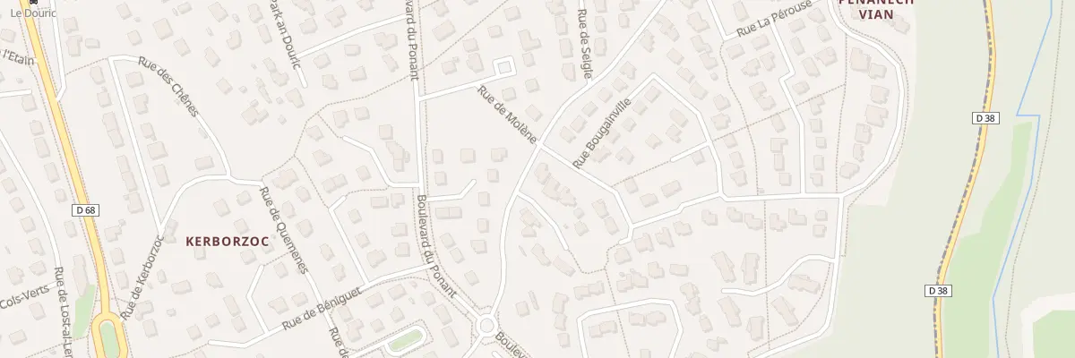 Plan du 30 Rue Jacques Cartier à Saint-Renan