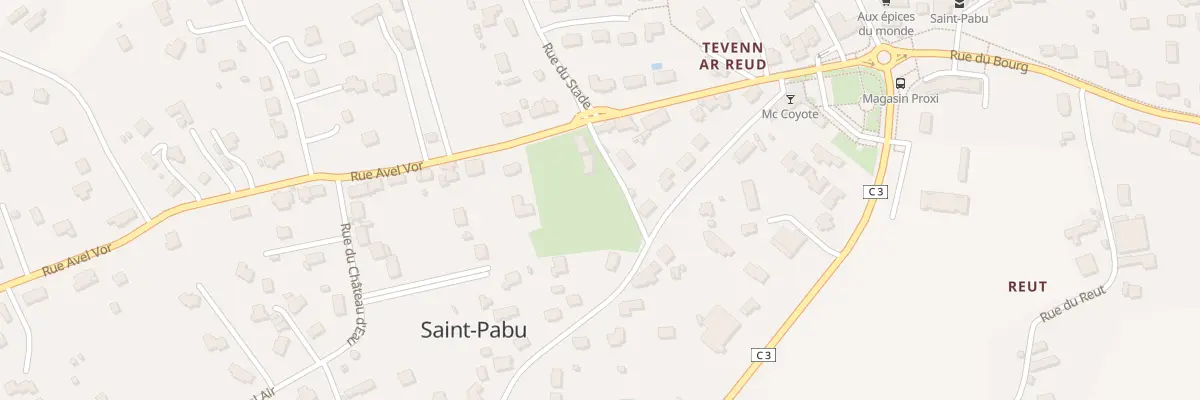 Plan du 13T Rue d’Avel Vor à Saint-Pabu