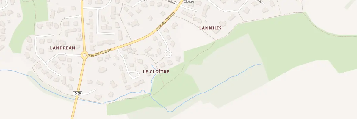 Plan du 5 All de l’Aber Benoit à Plouzané