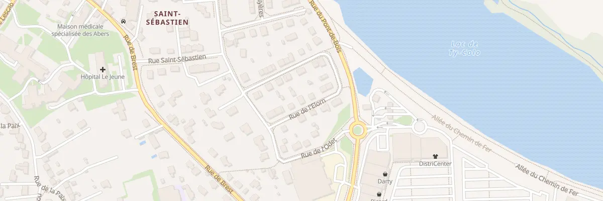 Plan du 8 Rue de l’Élorn à Saint-Renan