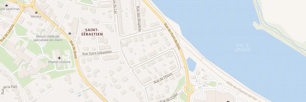 Plan du 8 Rue de l’Aulne à Saint-Renan