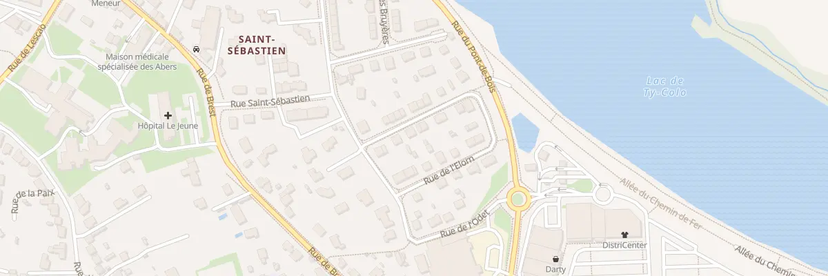 Plan du 3 Rue de l’Aulne à Saint-Renan