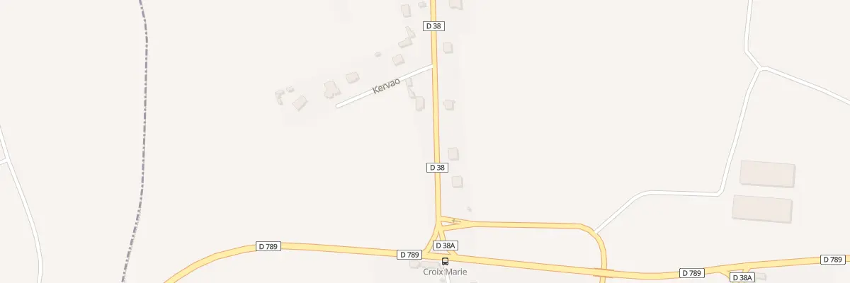 Plan du 2175 Rte du Minou à Plouzané
