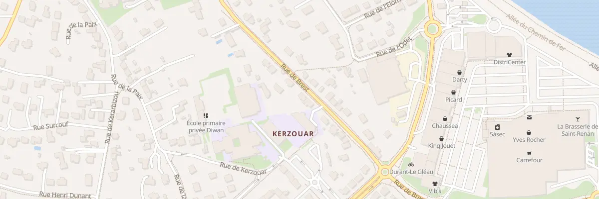 Plan du 31 Rue de Brest à Saint-Renan