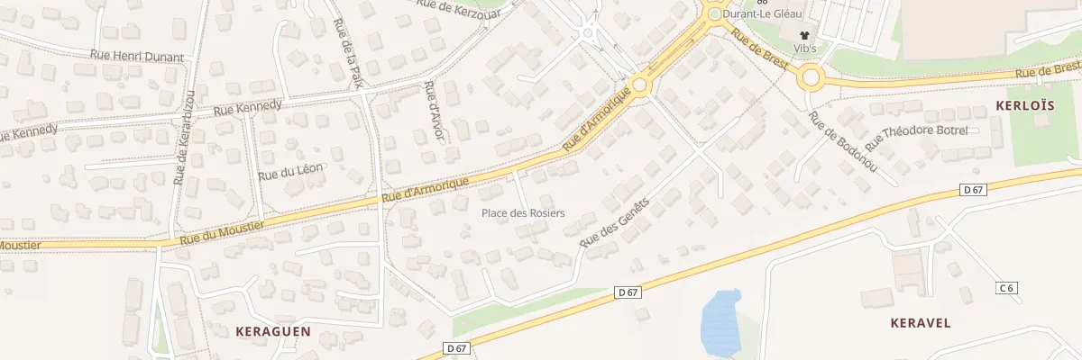 Plan du 18 Rue d’Armorique à Saint-Renan