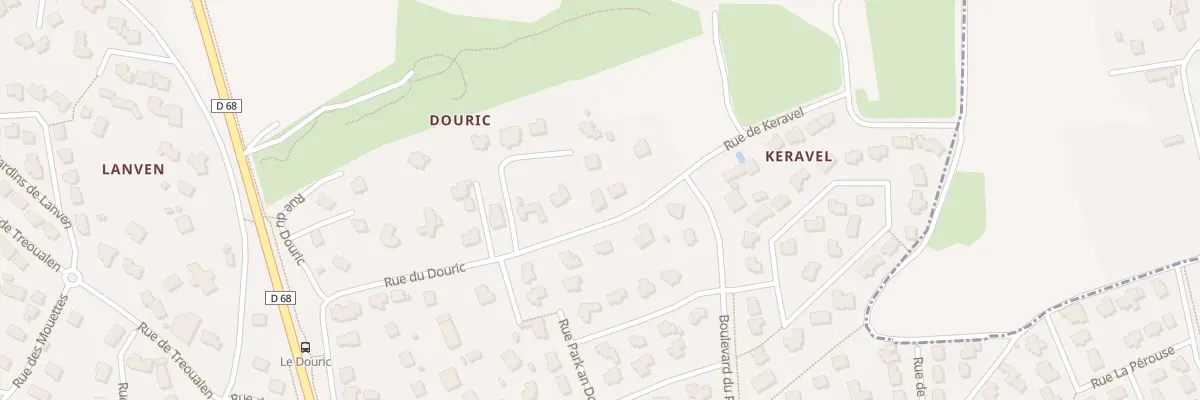 Plan du 28 Rue du Douric à Saint-Renan