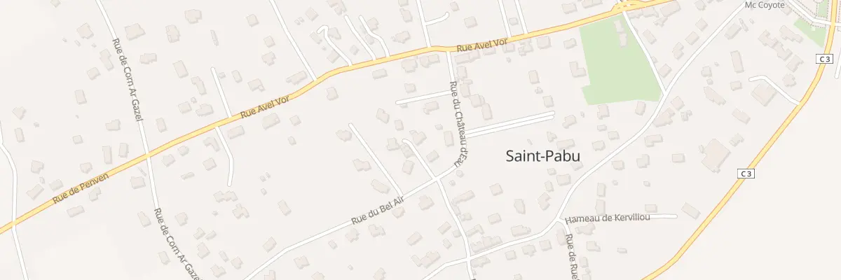 Plan du 10B Rue du Château d’Eau à Saint-Pabu