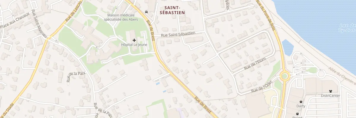 Plan du 28 Rue de Brest à Saint-Renan