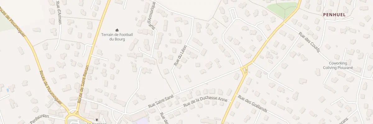 Plan du 3 Rue du Léon à Plouzané