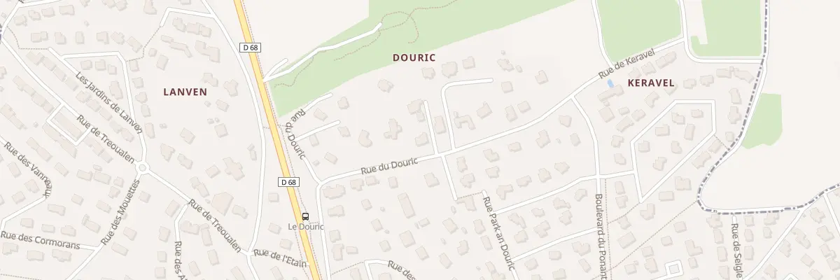Plan du 16 Rue du Douric à Saint-Renan