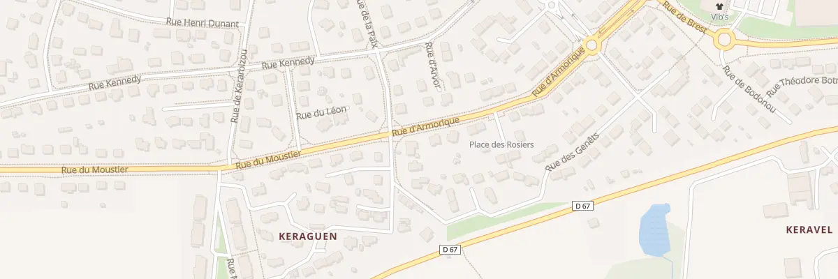 Plan du 6 Rue de Keraguen à Saint-Renan