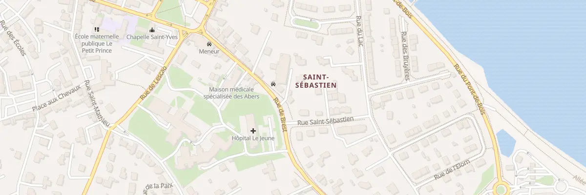 Plan du 22 Rue de Brest à Saint-Renan