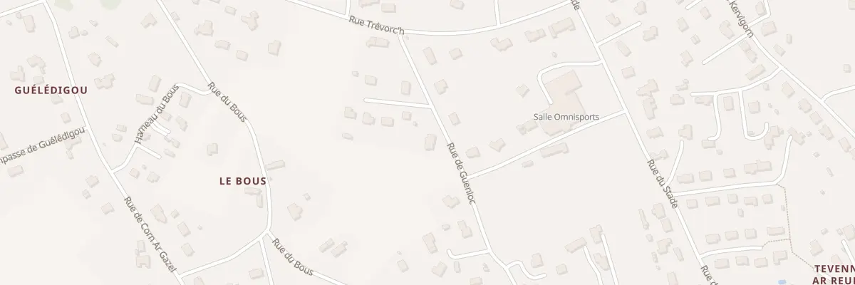 Plan du 17 Rue de Guenioc à Saint-Pabu