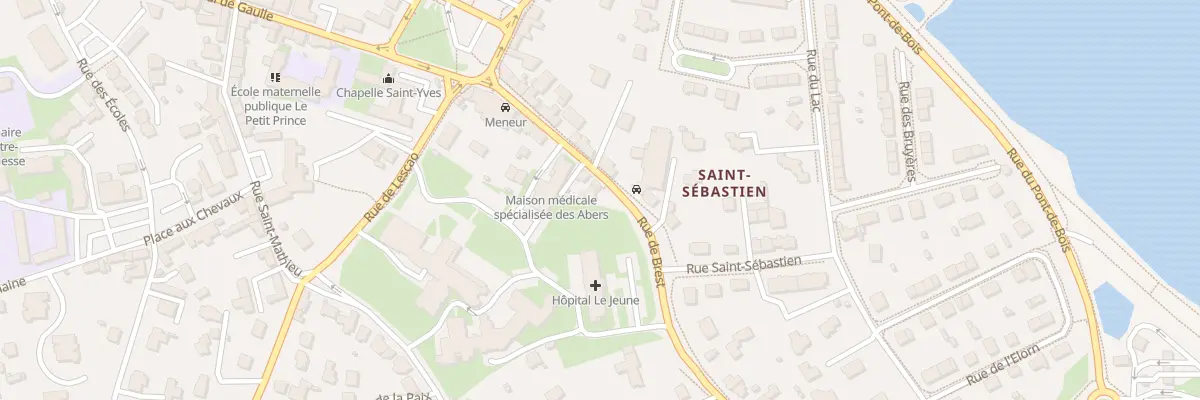 Plan du 15 Rue de Brest à Saint-Renan