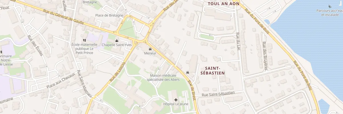 Plan du 14 Rue de Brest à Saint-Renan