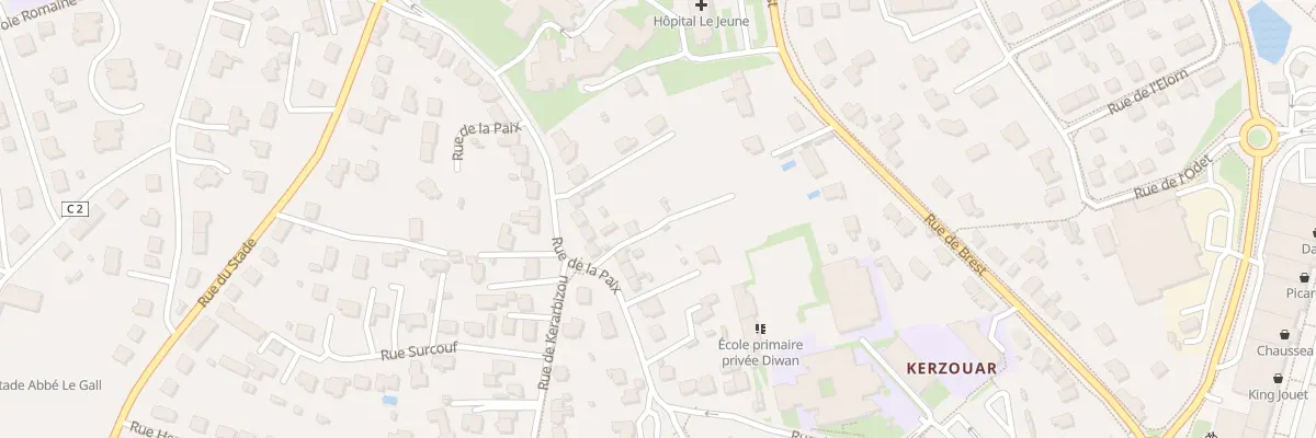 Plan du 18 Rue de la Paix à Saint-Renan