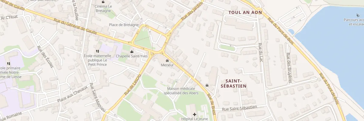 Plan du 10 Rue de Brest à Saint-Renan