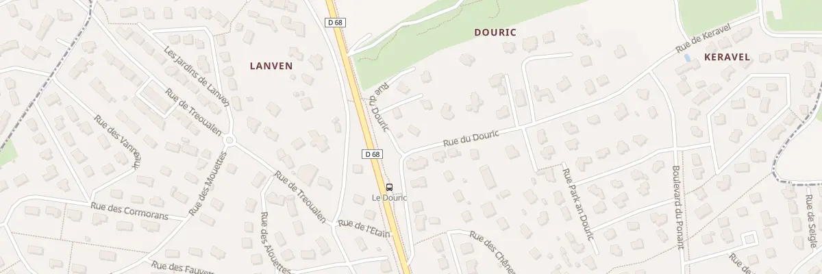 Plan du 8 Rue du Douric à Saint-Renan