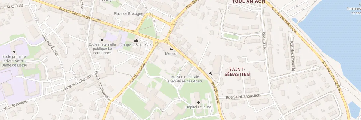Plan du 7 Rue de Brest à Saint-Renan