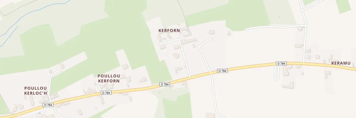 Plan du 5259F Kerforn à Primelin