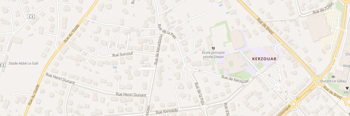 Plan du 27 Rue de la Paix à Saint-Renan