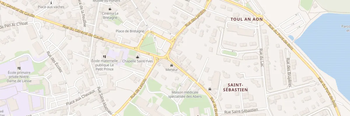 Plan du 4 Rue de Brest à Saint-Renan