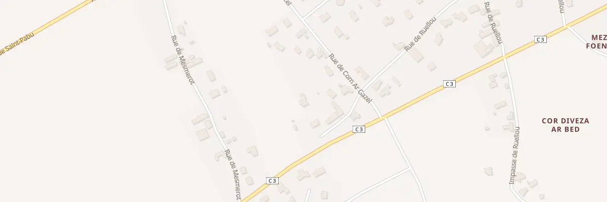 Plan du 5 Rue de Korn Ar Gazel à Saint-Pabu