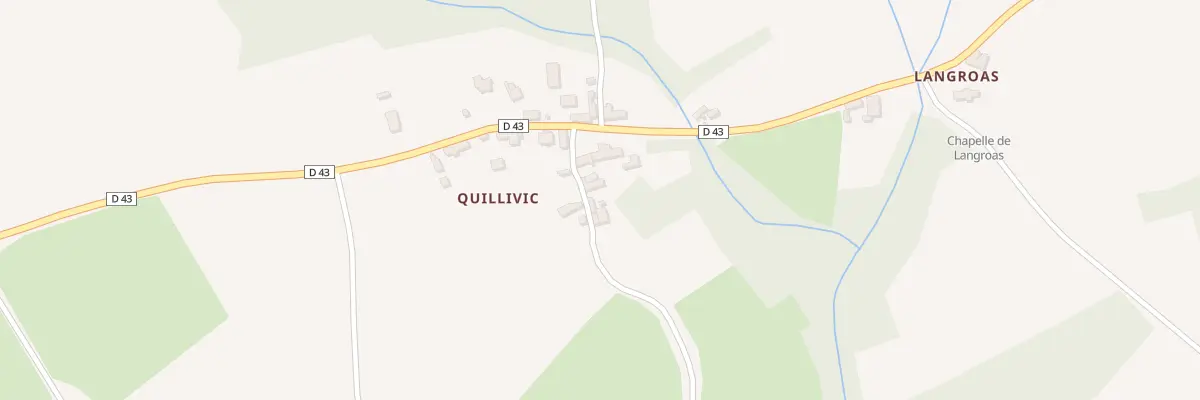Plan du 344 Quillivic à Cléden-Cap-Sizun