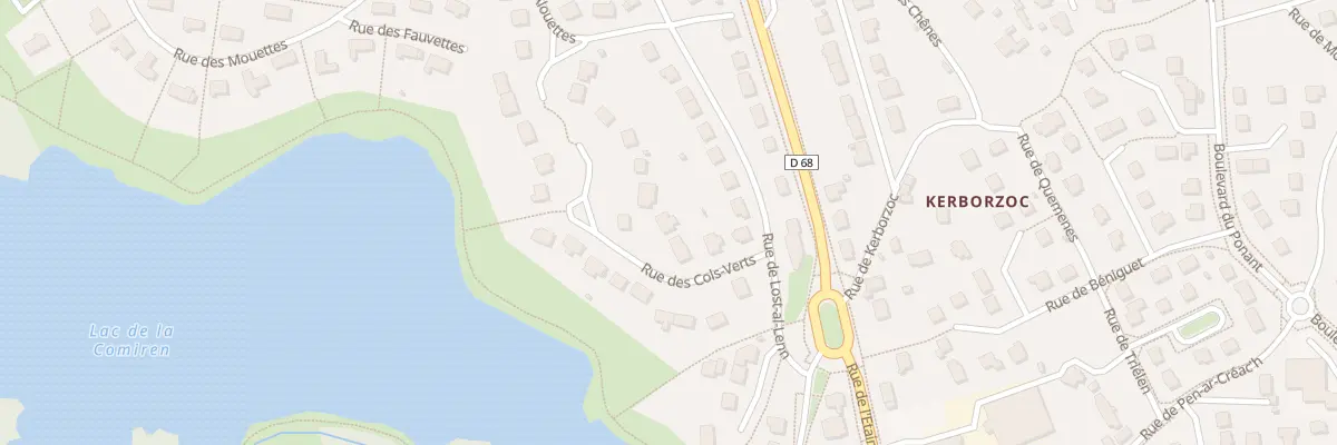 Plan du 3 Rue des Cols Verts à Saint-Renan