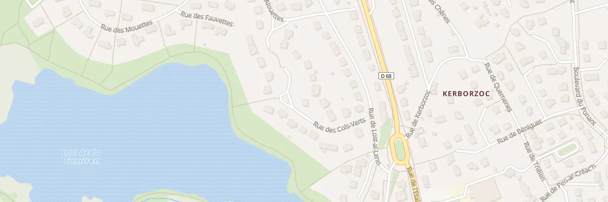 Plan du 5 Rue des Cols Verts à Saint-Renan