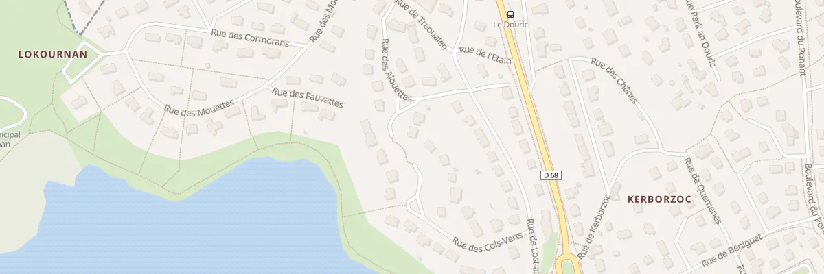 Plan du 15 Rue des Cols Verts à Saint-Renan