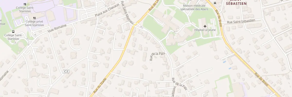 Plan du 5B Rue de la Paix à Saint-Renan