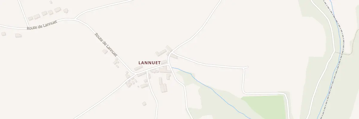 Plan du 410 Lannuet à Cléden-Cap-Sizun