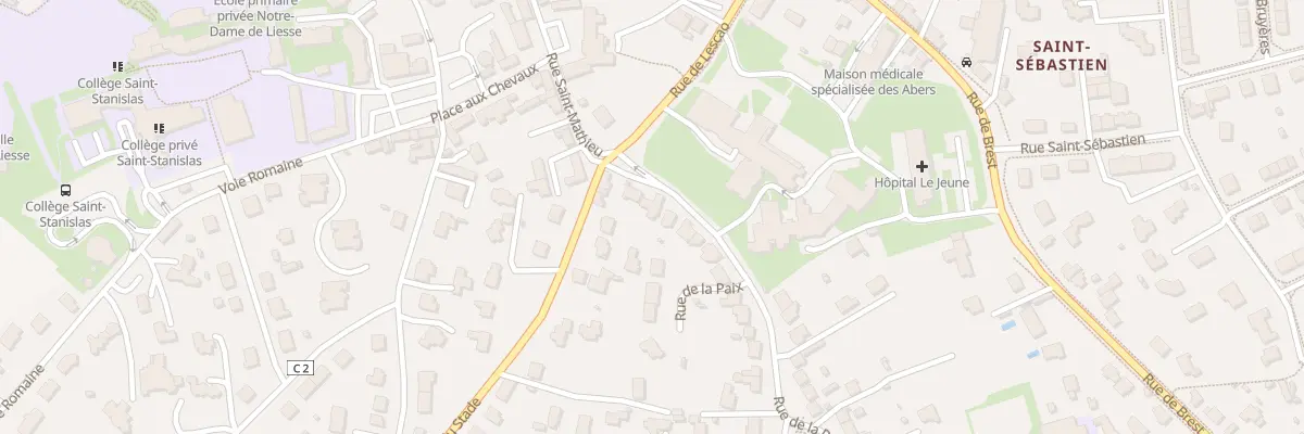 Plan du 1T Rue de la Paix à Saint-Renan